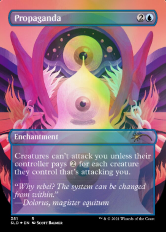 Propaganda // Propaganda (Borderless) [Secret Lair Drop Series] - Magic: The Gathering - Card Brawlers | Quebec | Canada |