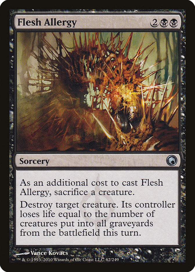 Flesh Allergy [Scars of Mirrodin] - Magic: The Gathering - Card Brawlers | Quebec | Canada |
