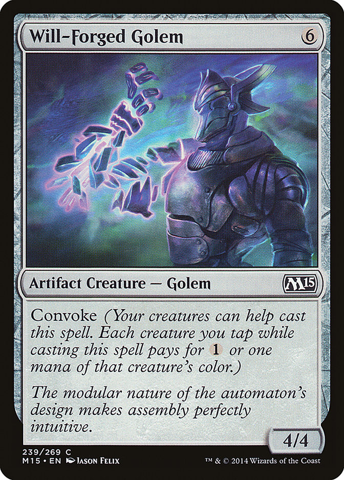 Will-Forged Golem [Magic 2015] - Magic: The Gathering - Card Brawlers | Quebec | Canada |