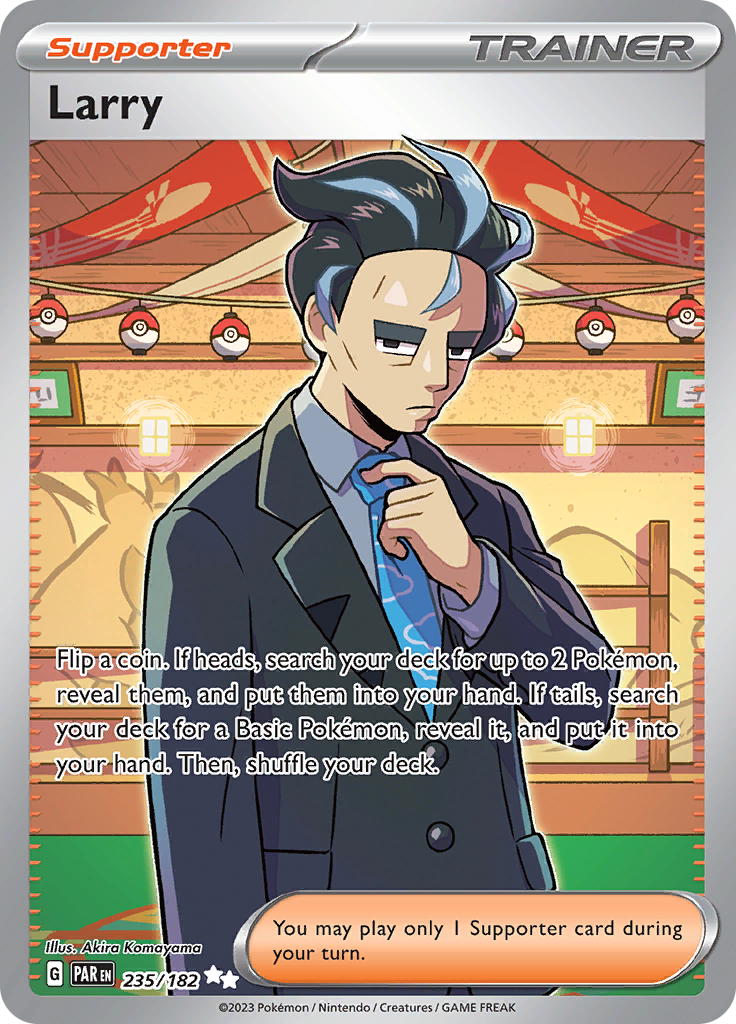 Larry (235/182) [Scarlet & Violet: Paradox Rift] - Pokémon - Card Brawlers | Quebec | Canada |