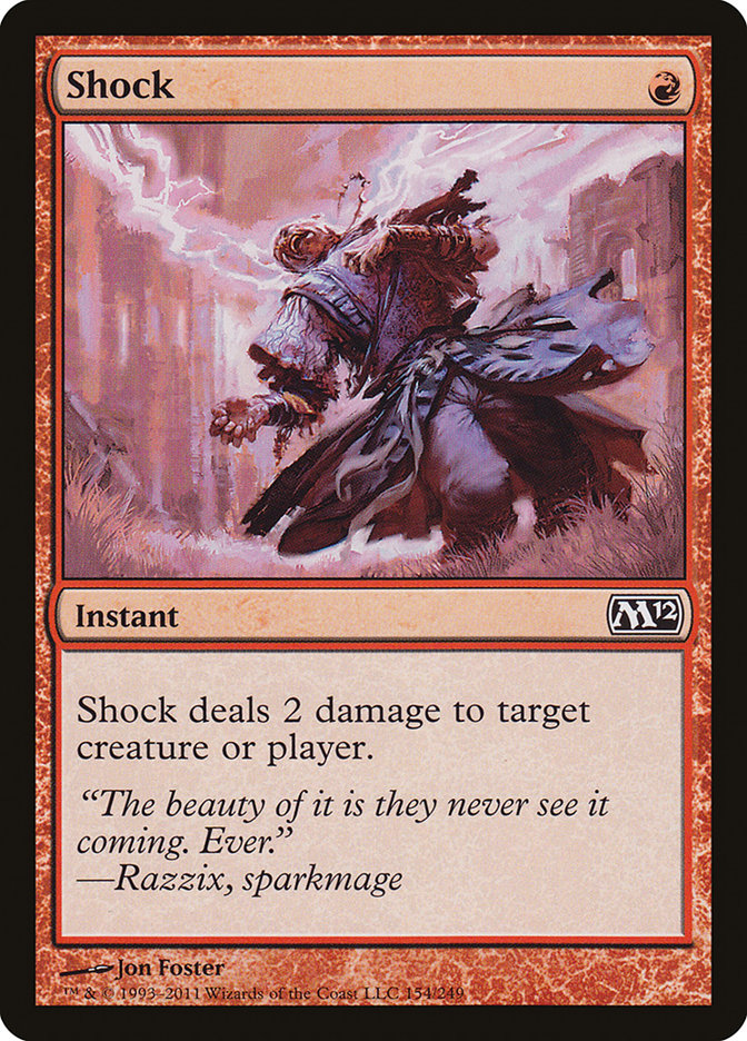 Shock [Magic 2012] - Magic: The Gathering - Card Brawlers | Quebec | Canada |