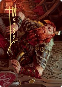 Arni Brokenbrow Art Card (Gold-Stamped Signature) [Kaldheim Art Series] - Magic: The Gathering - Card Brawlers | Quebec | Canada |