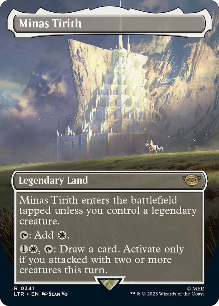 Minas Tirith (Borderless Alternate Art) (341) [The Lord of the Rings: Tales of Middle-Earth] - Magic: The Gathering - Card Brawlers | Quebec | Canada |