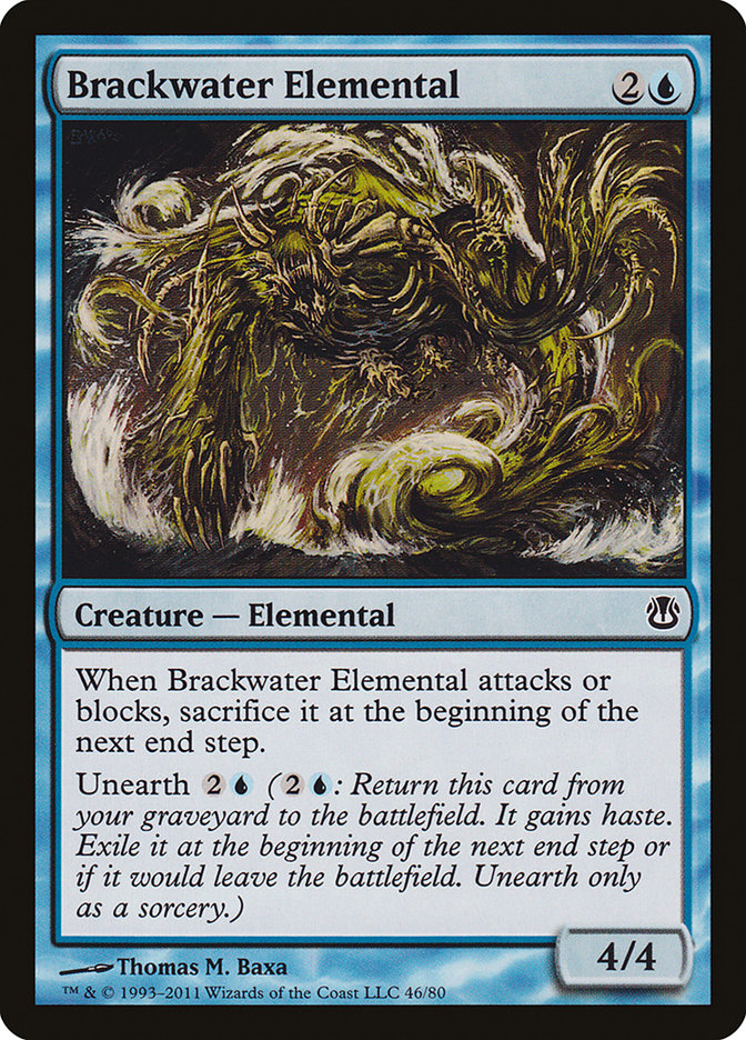 Brackwater Elemental [Duel Decks: Ajani vs. Nicol Bolas] - Magic: The Gathering - Card Brawlers | Quebec | Canada |