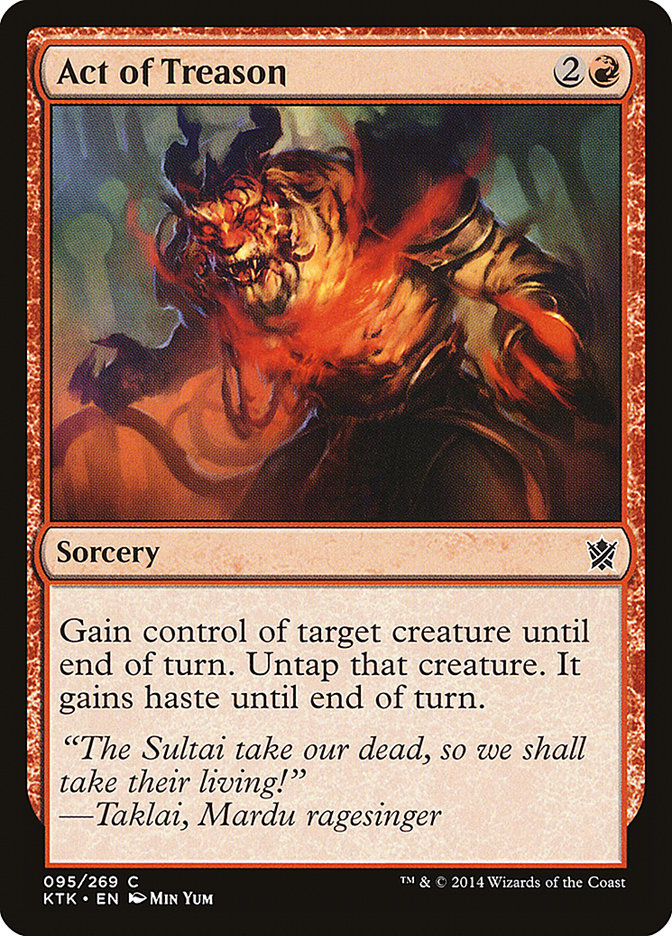 Act of Treason [Khans of Tarkir] - Magic: The Gathering - Card Brawlers | Quebec | Canada |