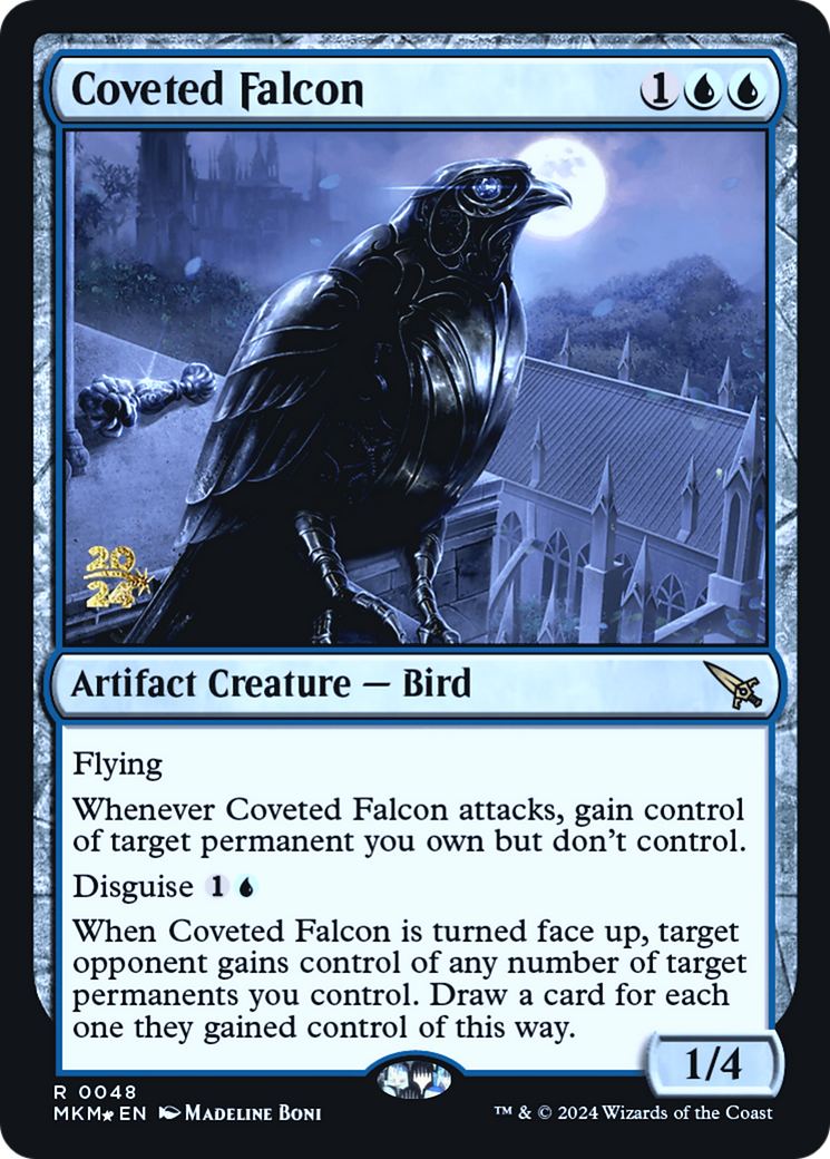 Coveted Falcon [Murders at Karlov Manor Prerelease Promos] - Magic: The Gathering - Card Brawlers | Quebec | Canada |