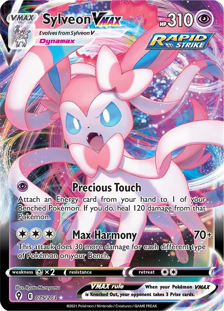 Sylveon VMAX (075/203) [Sword & Shield: Evolving Skies] - Pokémon - Card Brawlers | Quebec | Canada |