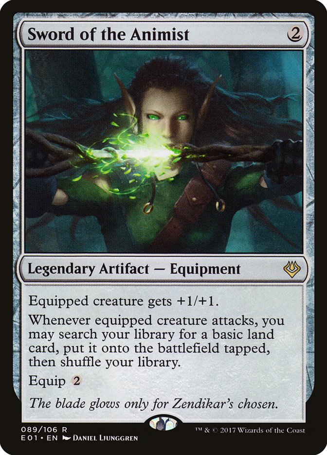 Sword of the Animist [Archenemy: Nicol Bolas] - Magic: The Gathering - Card Brawlers | Quebec | Canada |