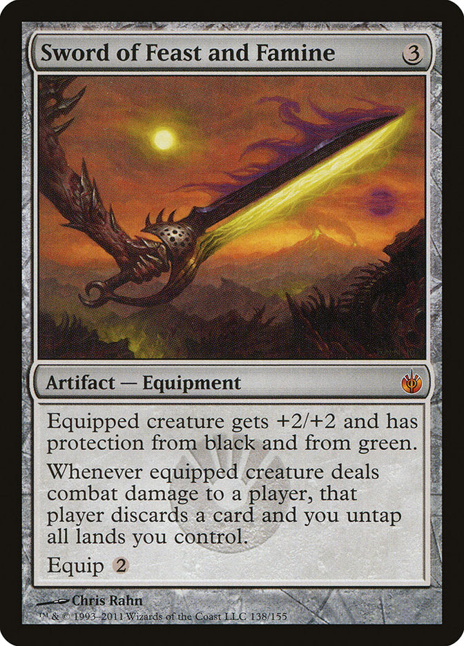 Sword of Feast and Famine [Mirrodin Besieged] - Magic: The Gathering - Card Brawlers | Quebec | Canada |