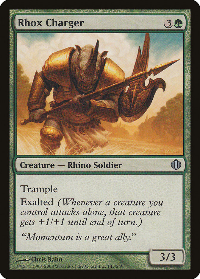 Rhox Charger [Shards of Alara] - Magic: The Gathering - Card Brawlers | Quebec | Canada |