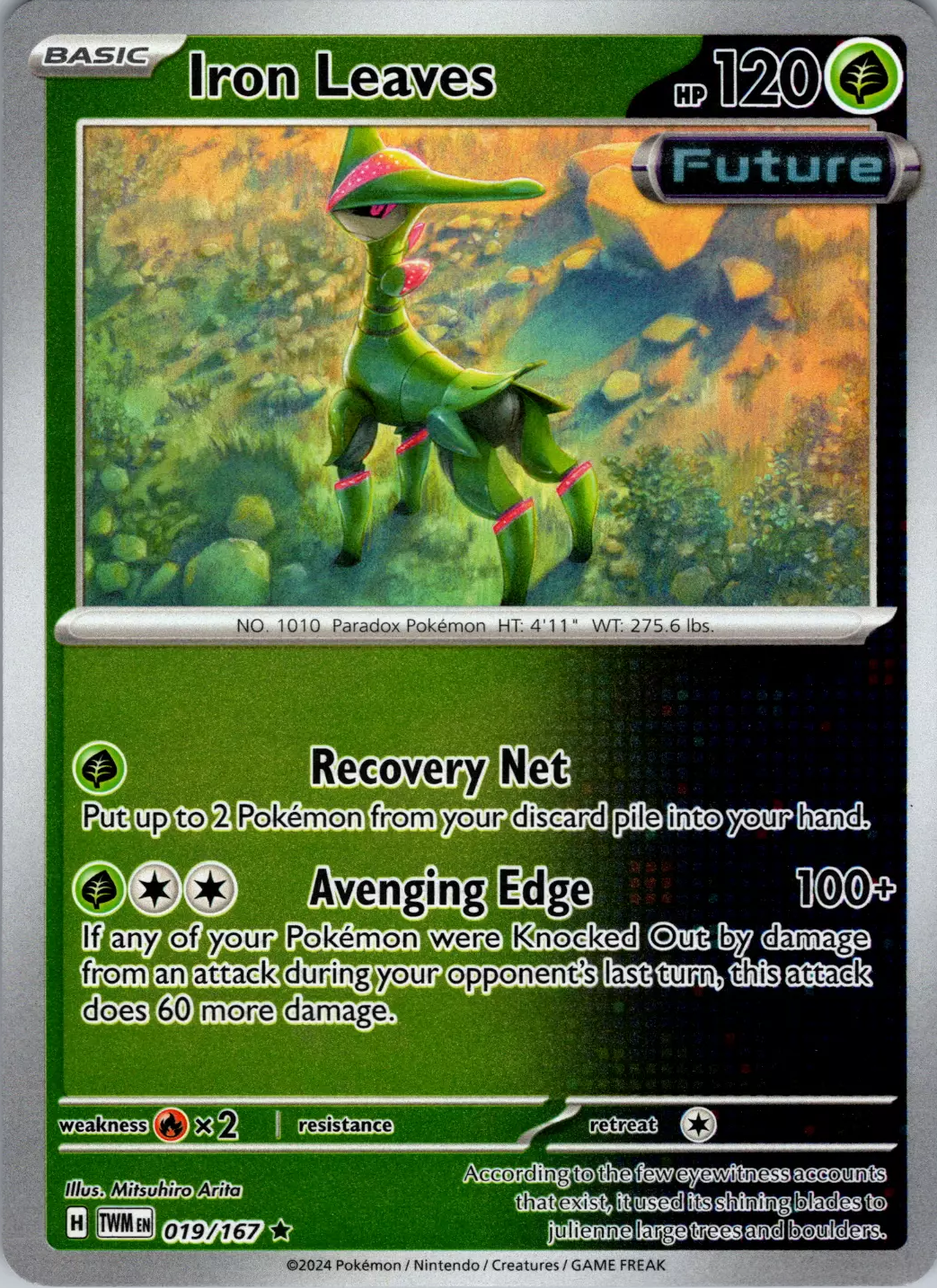 Iron Leaves (019/167) [Scarlet & Violet: Twilight Masquerade] - Pokémon - Card Brawlers | Quebec | Canada |