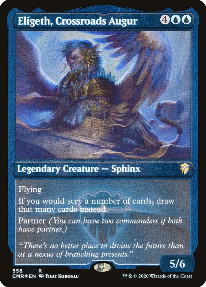 Eligeth, Crossroads Augur (Etched) [Commander Legends] - Magic: The Gathering - Card Brawlers | Quebec | Canada |