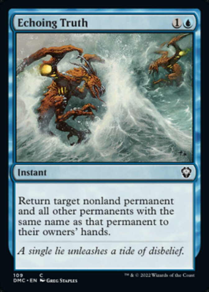 Echoing Truth [Dominaria United Commander] - Magic: The Gathering - Card Brawlers | Quebec | Canada |