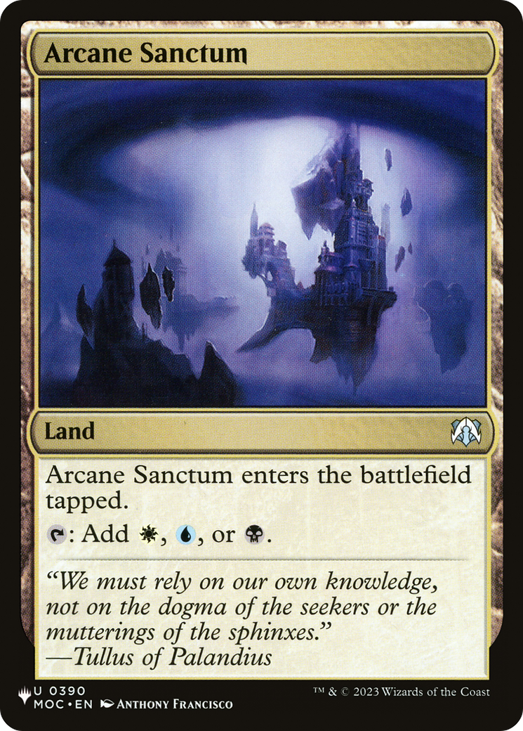 Arcane Sanctum (MOC) [The List] - Magic: The Gathering - Card Brawlers | Quebec | Canada |