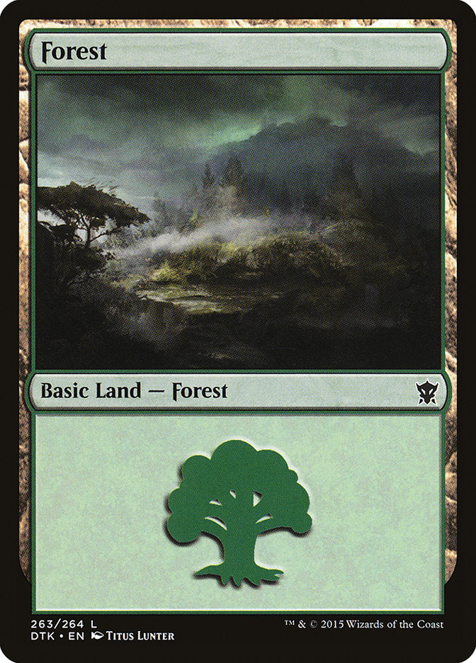 Forest (263) [Dragons of Tarkir] - Magic: The Gathering - Card Brawlers | Quebec | Canada |