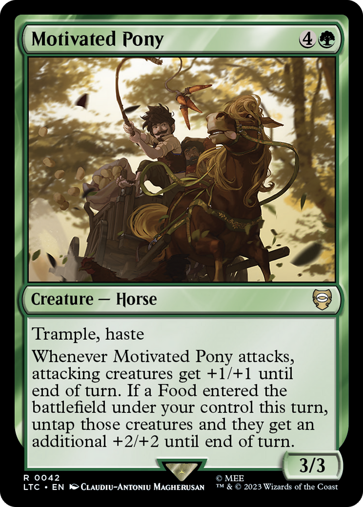 Motivated Pony [The Lord of the Rings: Tales of Middle-Earth Commander] - Magic: The Gathering - Card Brawlers | Quebec | Canada |