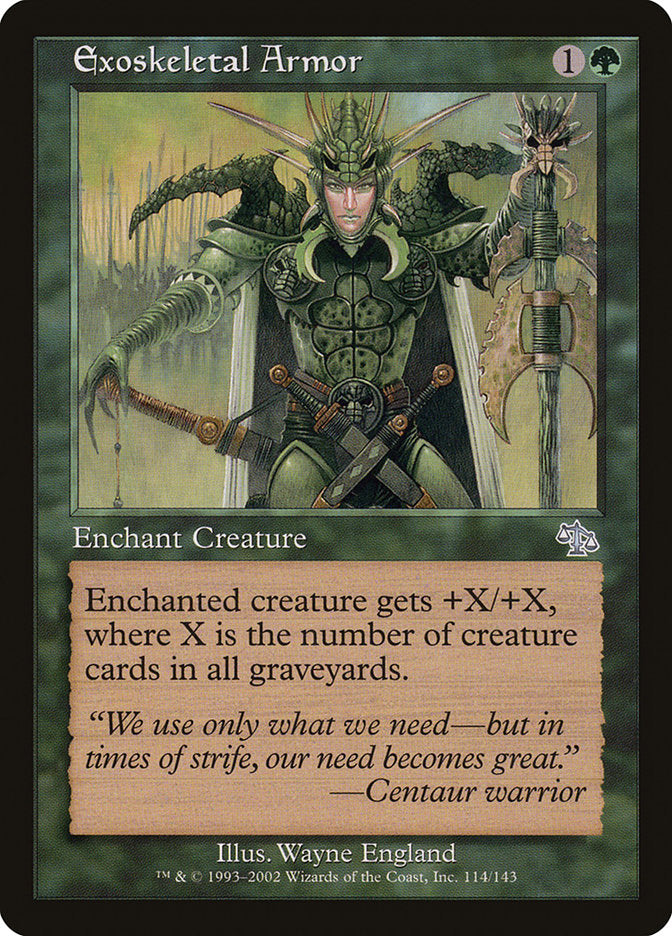 Exoskeletal Armor [Judgment] - Magic: The Gathering - Card Brawlers | Quebec | Canada |