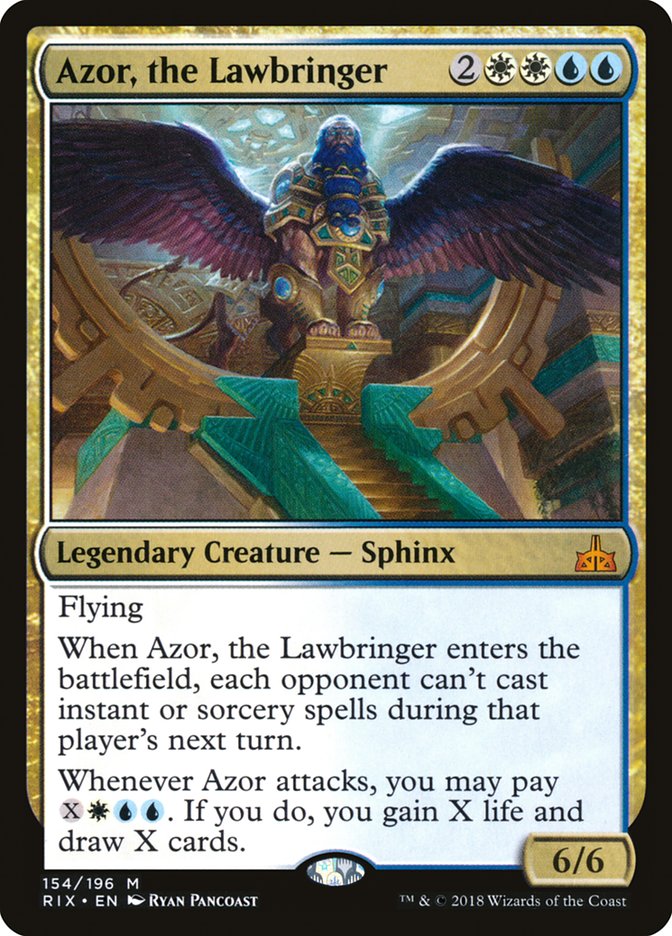 Azor, the Lawbringer [Rivals of Ixalan] - Magic: The Gathering - Card Brawlers | Quebec | Canada |