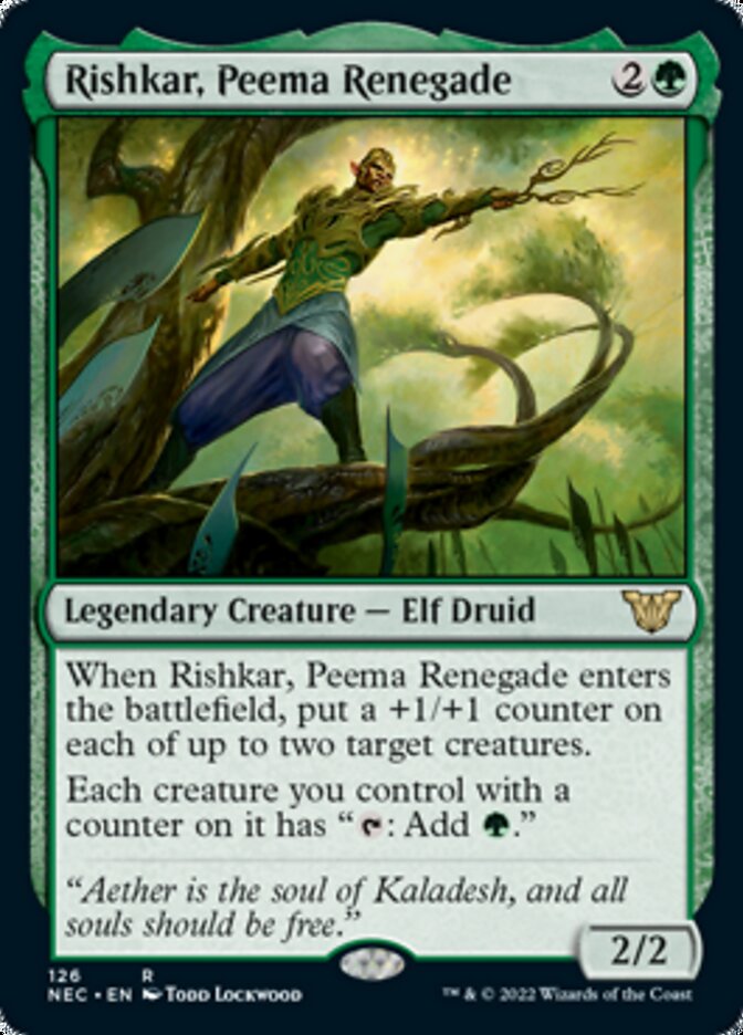 Rishkar, Peema Renegade [Kamigawa: Neon Dynasty Commander] - Magic: The Gathering - Card Brawlers | Quebec | Canada |