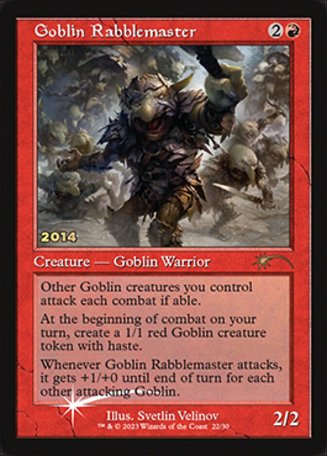 Goblin Rabblemaster [30th Anniversary Promos] - Magic: The Gathering - Card Brawlers | Quebec | Canada |