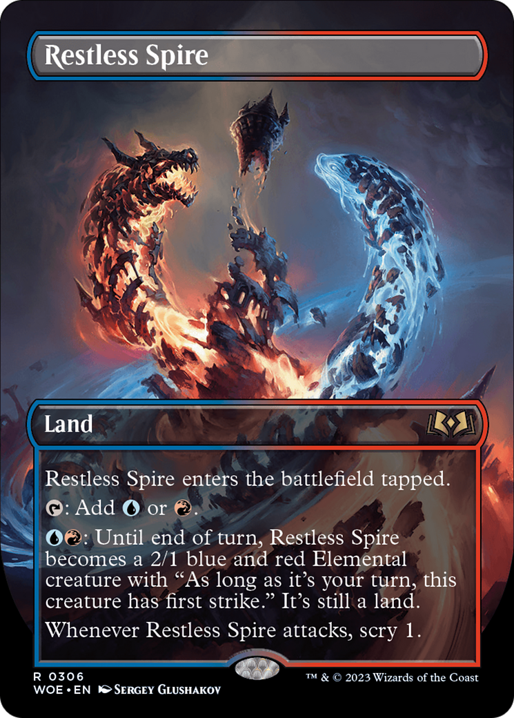 Restless Spire (Borderless) [Wilds of Eldraine] - Magic: The Gathering - Card Brawlers | Quebec | Canada |