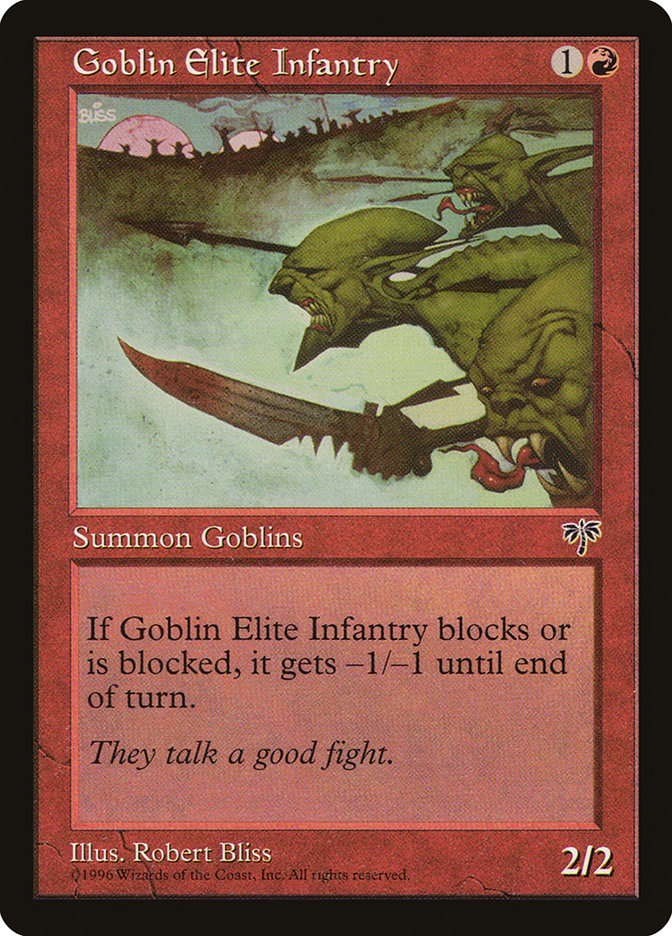 Goblin Elite Infantry [Mirage] - Magic: The Gathering - Card Brawlers | Quebec | Canada |