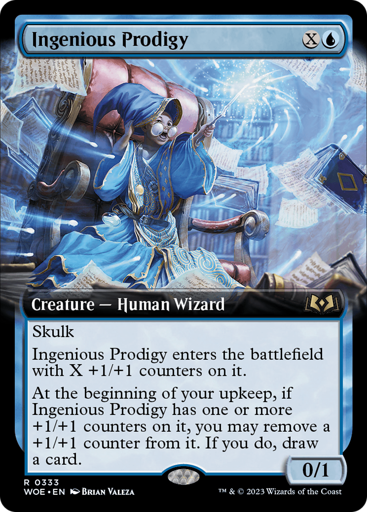 Ingenious Prodigy (Extended Art) [Wilds of Eldraine] - Magic: The Gathering - Card Brawlers | Quebec | Canada |