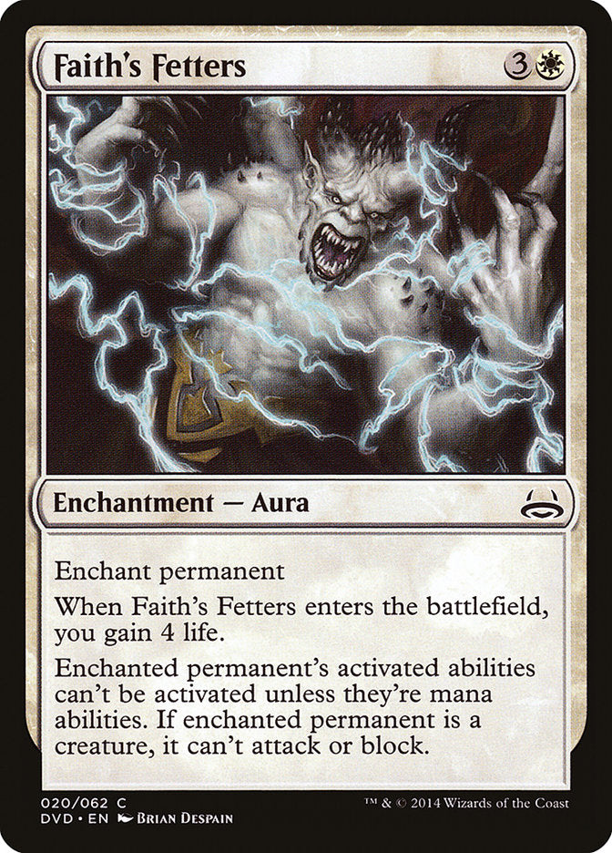 Faith's Fetters (Divine vs. Demonic) [Duel Decks Anthology] - Magic: The Gathering - Card Brawlers | Quebec | Canada |