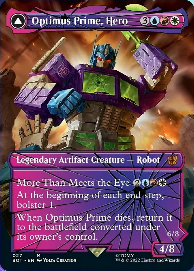 Optimus Prime, Hero // Optimus Prime, Autobot Leader (Shattered Glass) [Transformers] - Magic: The Gathering - Card Brawlers | Quebec | Canada |