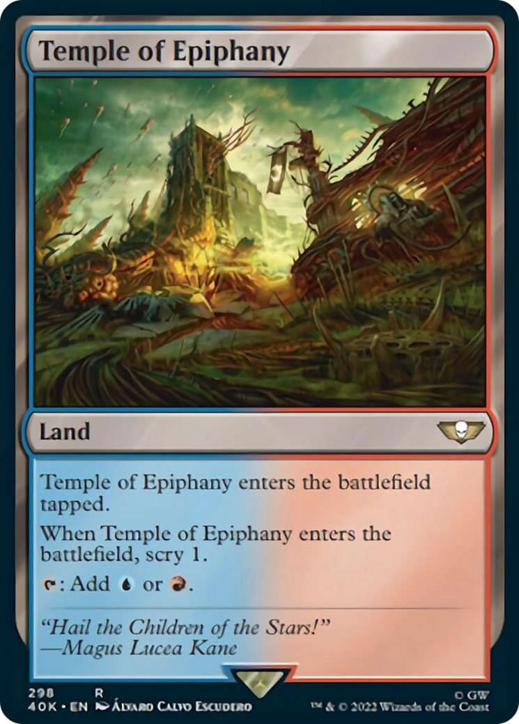 Temple of Epiphany (Surge Foil) [Warhammer 40,000] - Magic: The Gathering - Card Brawlers | Quebec | Canada |