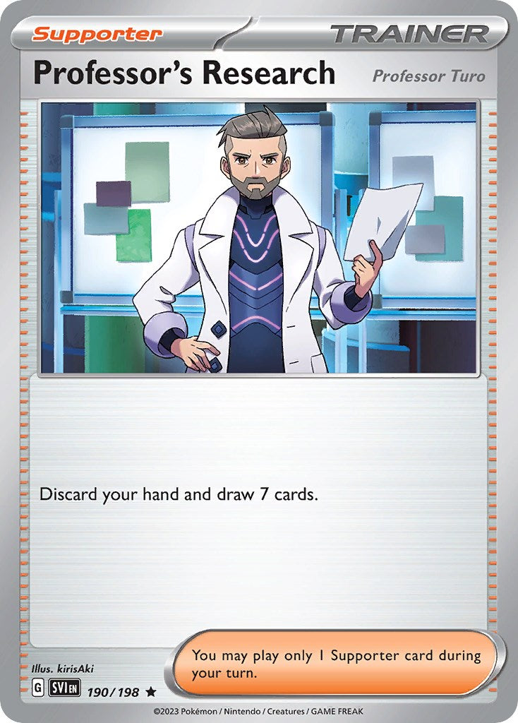 Professor's Research (190/198) (Theme Deck Exclusive) [Scarlet & Violet: Base Set] - Pokémon - Card Brawlers | Quebec | Canada |