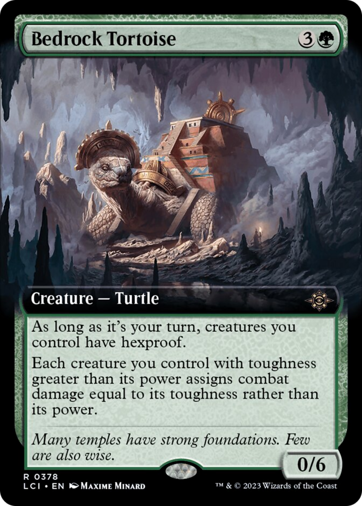 Bedrock Tortoise (Extended Art) [The Lost Caverns of Ixalan] - Magic: The Gathering - Card Brawlers | Quebec | Canada |