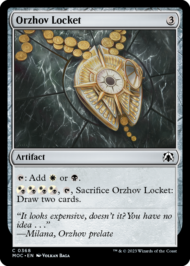Orzhov Locket [March of the Machine Commander] - Magic: The Gathering - Card Brawlers | Quebec | Canada |