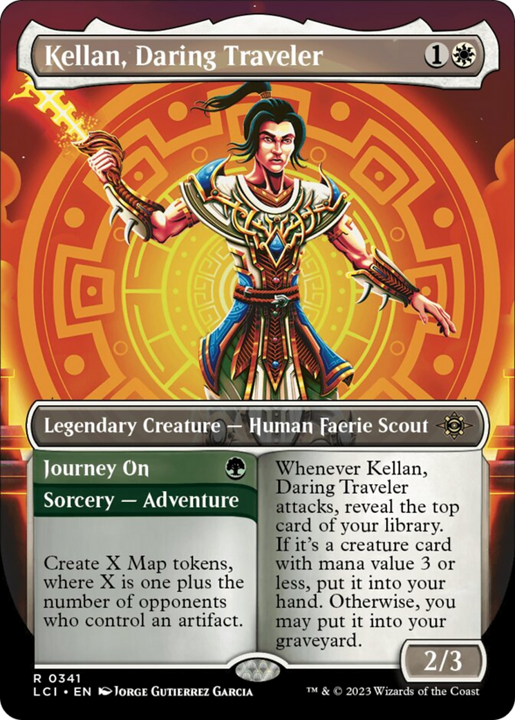 Kellan, Daring Traveler (Borderless) [The Lost Caverns of Ixalan] - Magic: The Gathering - Card Brawlers | Quebec | Canada |