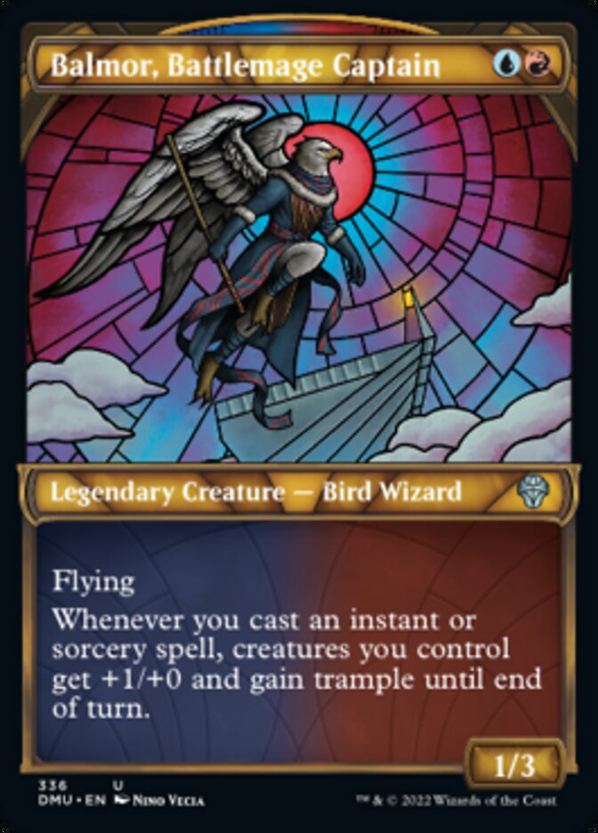 Balmor, Battlemage Captain (Showcase Textured) [Dominaria United] - Magic: The Gathering - Card Brawlers | Quebec | Canada |