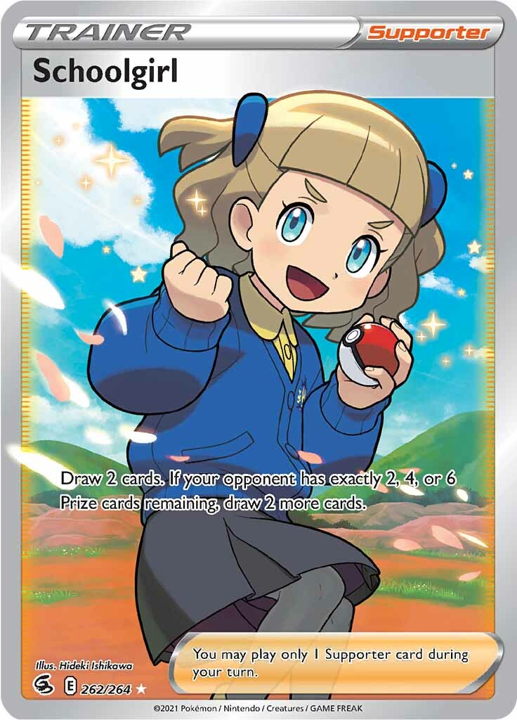 Schoolgirl (262/264) [Sword & Shield: Fusion Strike] - Pokémon - Card Brawlers | Quebec | Canada |