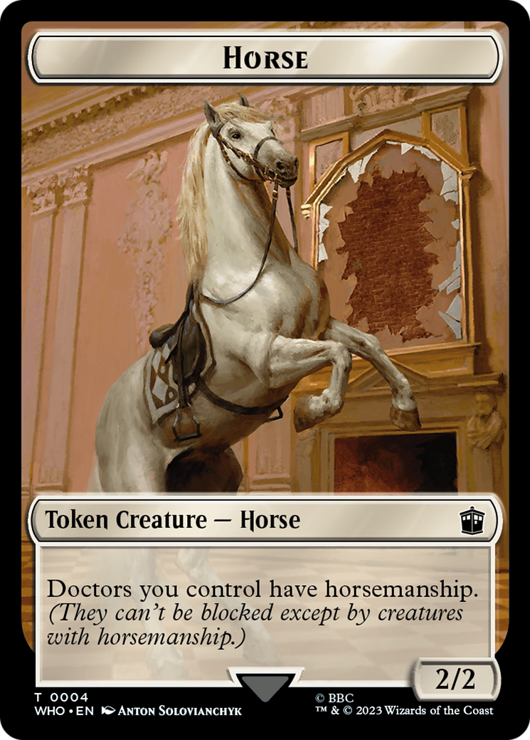 Horse // Treasure (0028) Double-Sided Token [Doctor Who Tokens] - Magic: The Gathering - Card Brawlers | Quebec | Canada |