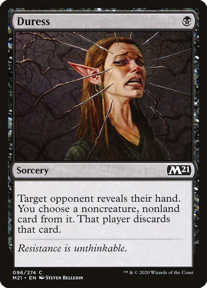 Duress [Core Set 2021] - Magic: The Gathering - Card Brawlers | Quebec | Canada |