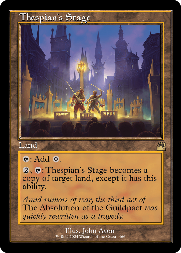 Thespian's Stage (Retro Frame) [Ravnica Remastered] - Magic: The Gathering - Card Brawlers | Quebec | Canada |
