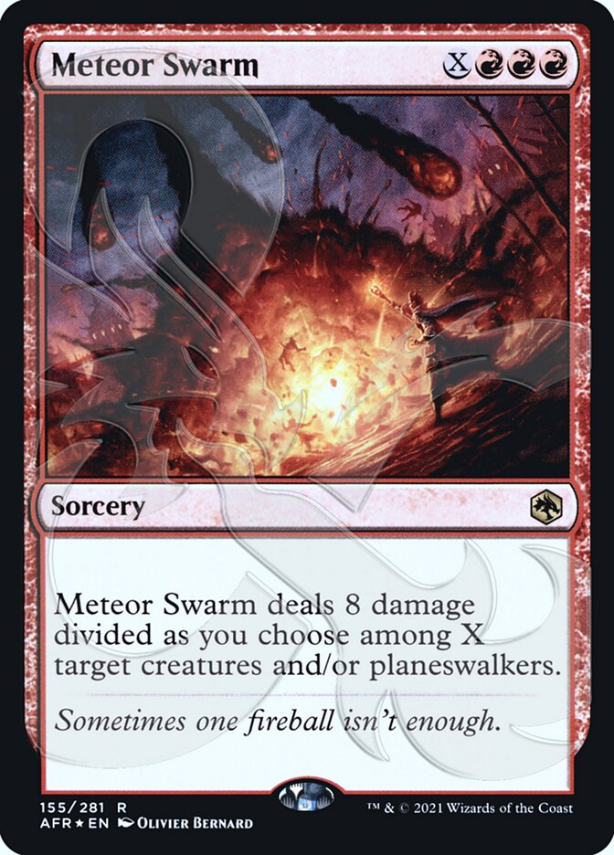 Meteor Swarm (Ampersand Promo) [Dungeons & Dragons: Adventures in the Forgotten Realms Promos] - Magic: The Gathering - Card Brawlers | Quebec | Canada |