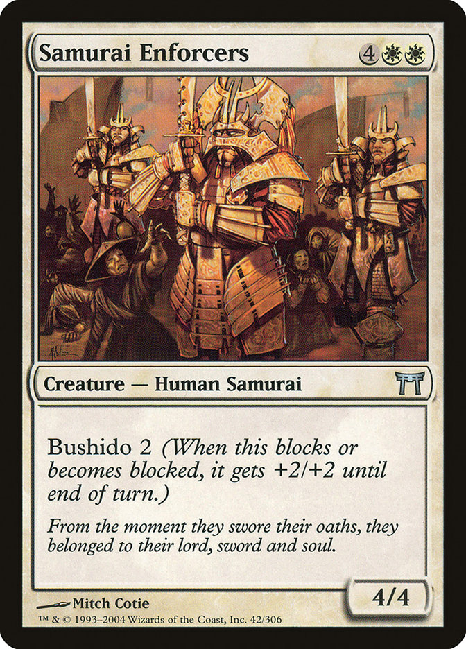 Samurai Enforcers [Champions of Kamigawa] - Magic: The Gathering - Card Brawlers | Quebec | Canada |