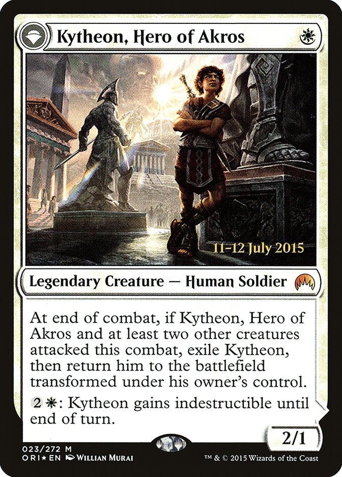 Kytheon, Hero of Akros // Gideon, Battle-Forged [Magic Origins Prerelease Promos] - Magic: The Gathering - Card Brawlers | Quebec | Canada |