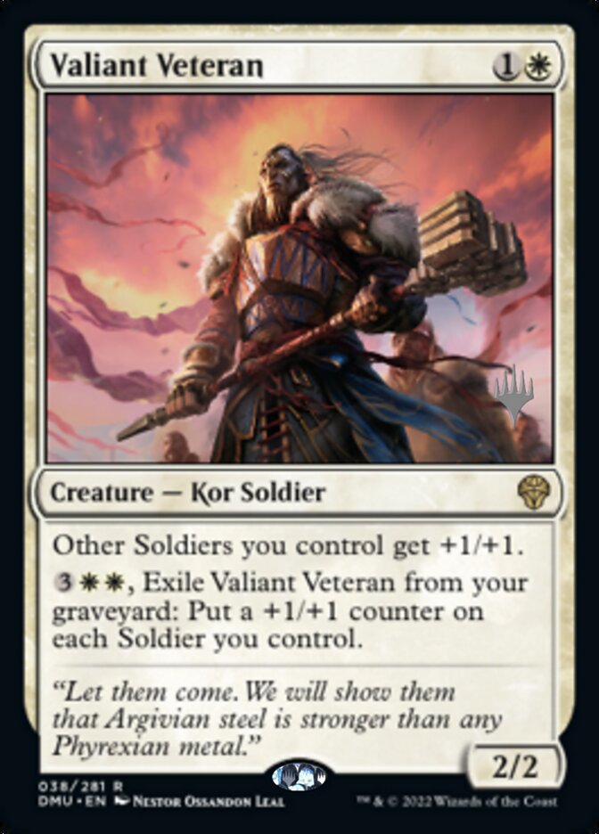 Valiant Veteran (Promo Pack) [Dominaria United Promos] - Magic: The Gathering - Card Brawlers | Quebec | Canada |