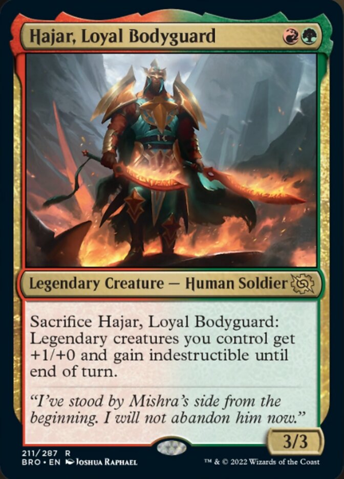 Hajar, Loyal Bodyguard [The Brothers' War] - Magic: The Gathering - Card Brawlers | Quebec | Canada |