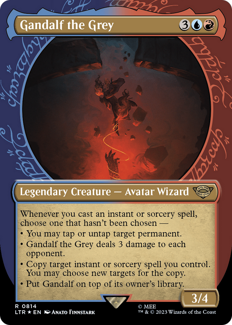 Gandalf the Grey (Showcase) (Surge Foil) [The Lord of the Rings: Tales of Middle-Earth] - Magic: The Gathering - Card Brawlers | Quebec | Canada |