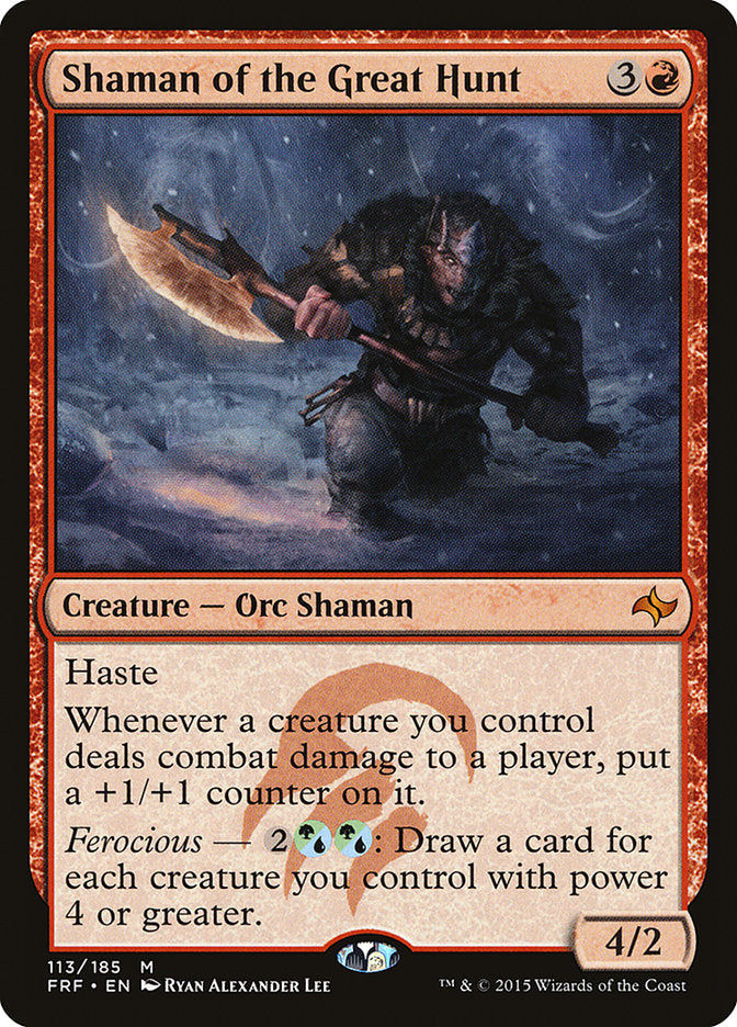 Shaman of the Great Hunt [Fate Reforged] - Magic: The Gathering - Card Brawlers | Quebec | Canada |