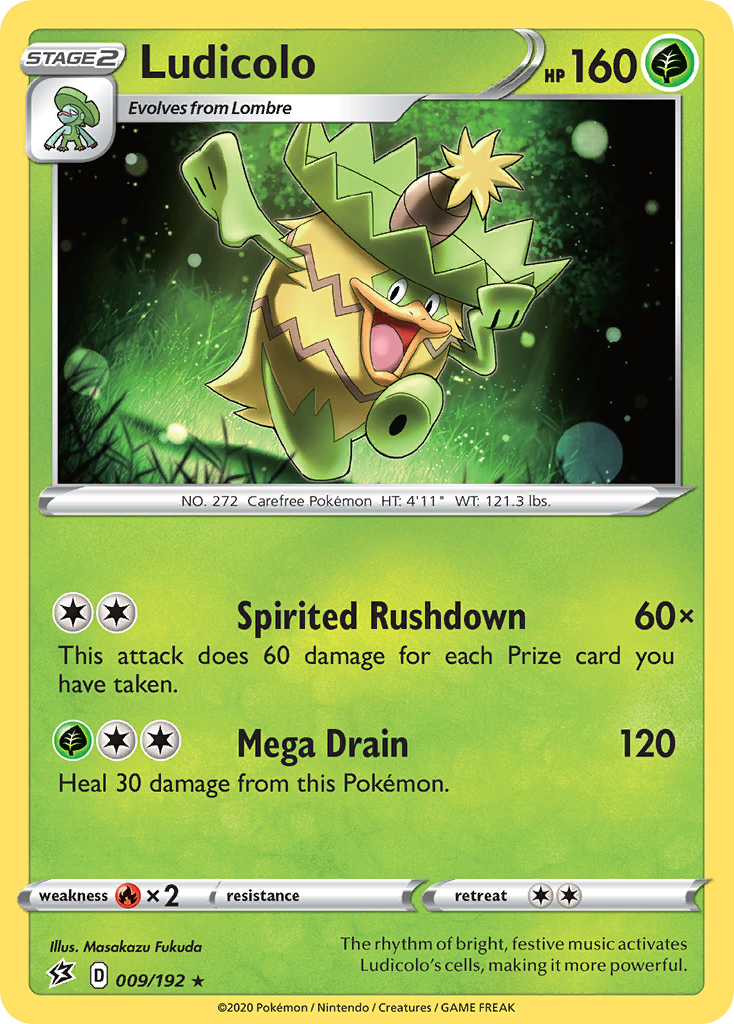 Ludicolo (009/192) [Sword & Shield: Rebel Clash] - Pokémon - Card Brawlers | Quebec | Canada |
