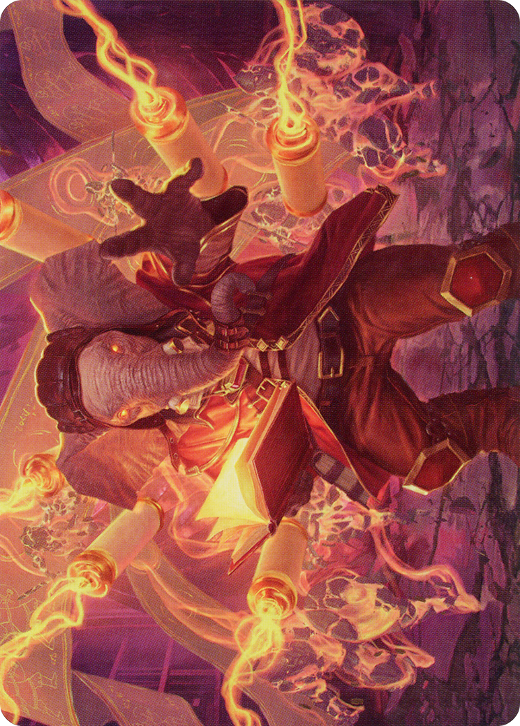 Quintorius, Loremaster Art Card (52) [March of the Machine Art Series] - Magic: The Gathering - Card Brawlers | Quebec | Canada |