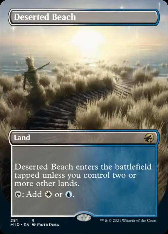 Deserted Beach (Borderless Alternate Art) [Innistrad: Midnight Hunt] - Magic: The Gathering - Card Brawlers | Quebec | Canada |