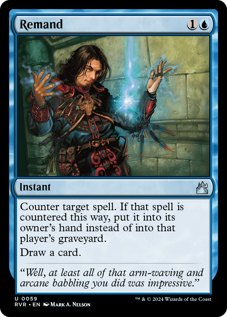 Remand [Ravnica Remastered] - Magic: The Gathering - Card Brawlers | Quebec | Canada |